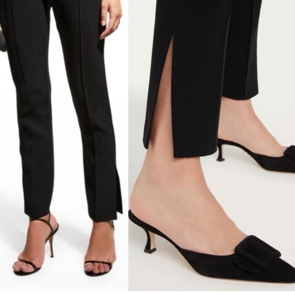 Cinq a Sept Brianne Pants Women's Size 2 Navy Ankle Slit Hem
- $295 retail